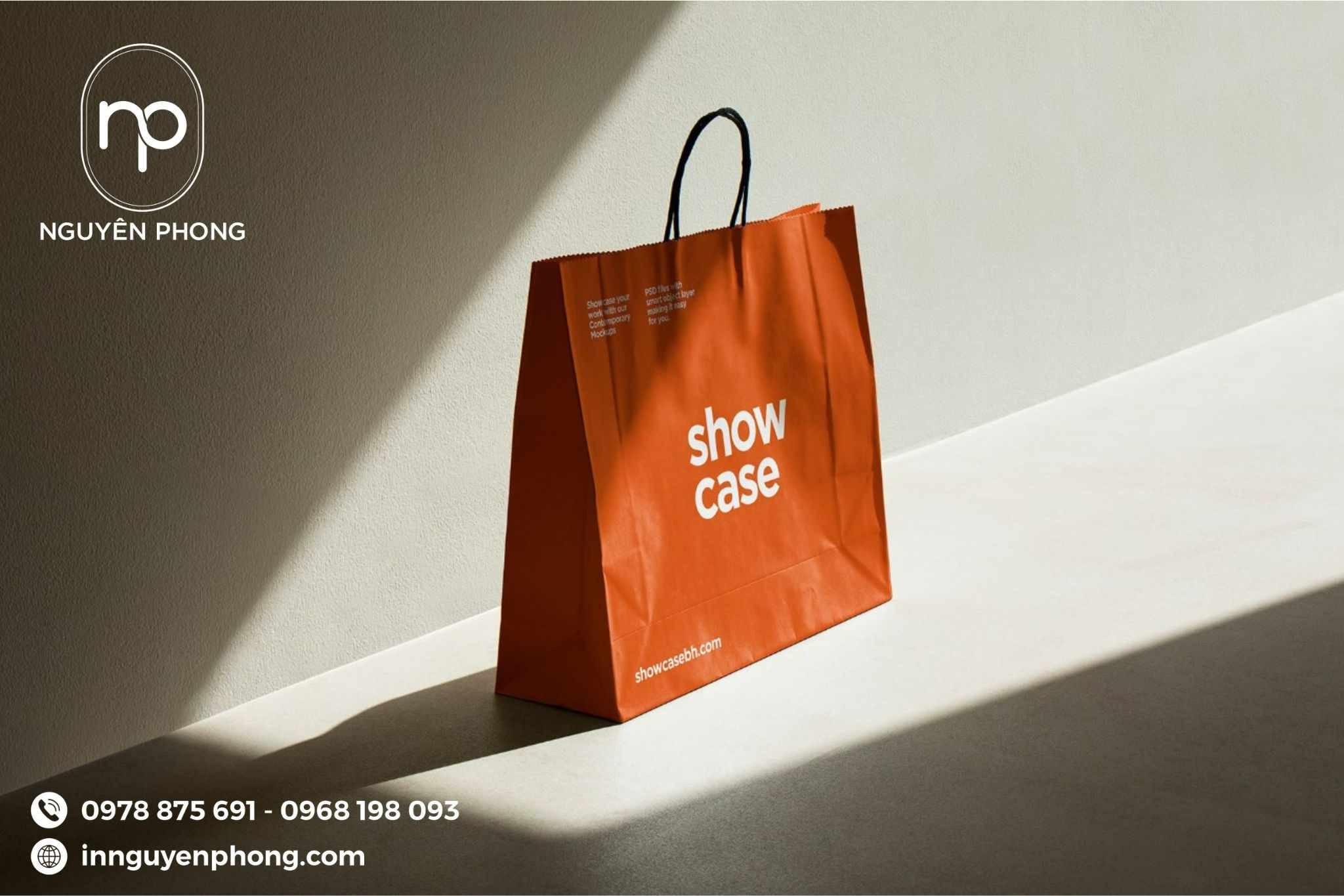 Mẫu túi giấy khách sạn nổi bật 